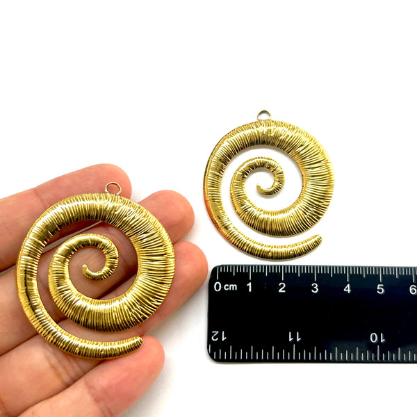 Espiral, Stainless Steel, Charm/Pendant