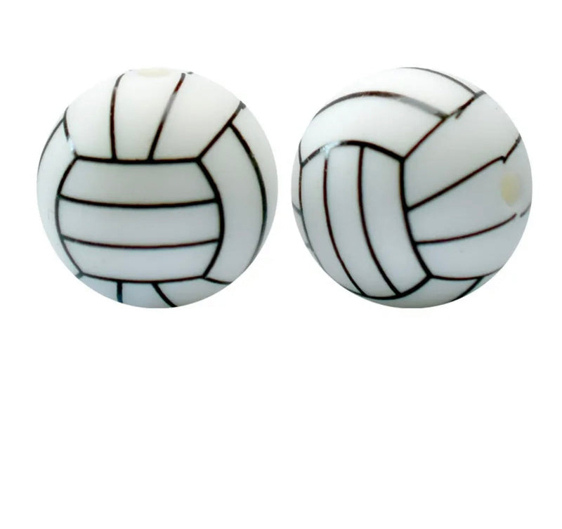 Deportes, Baloncesto, Pelota, Voleibol, Soccer, Silicona, Beads