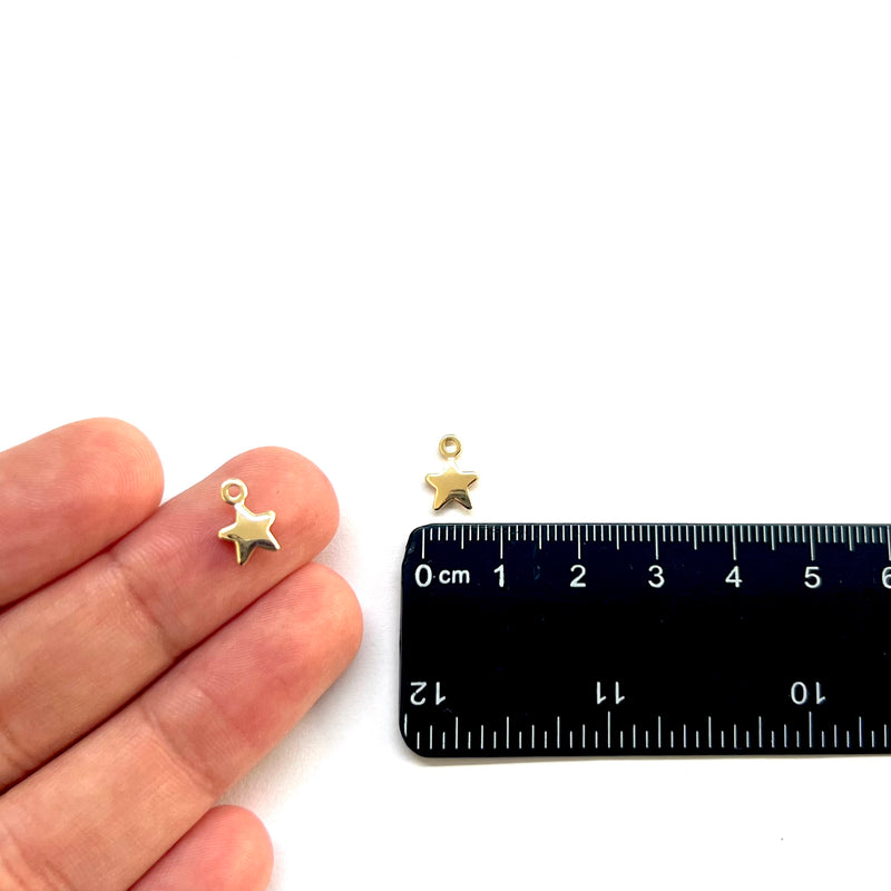 Estrella, Enchapado 18k, Charm/Pendant