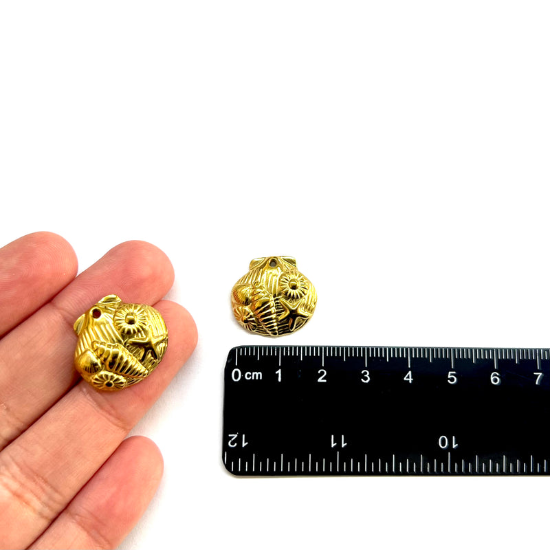 Concha, Stainless Steel, Charm y Pendant