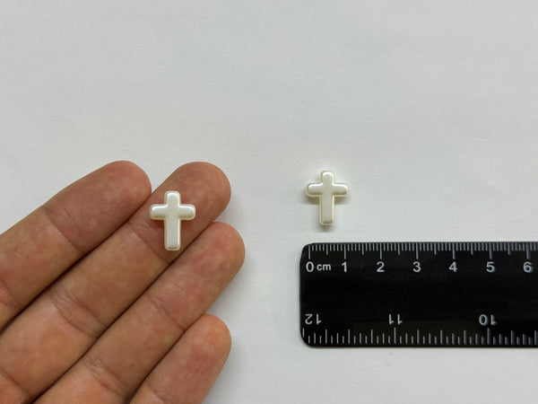 Cruz Perlada, Acrílico, Beads