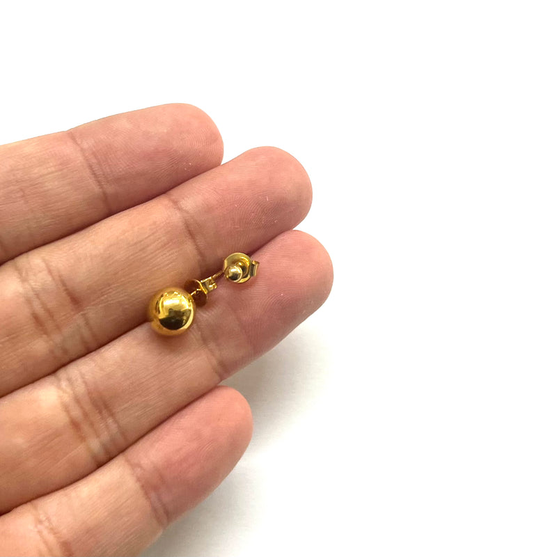 Dormilona, Stud, Pantalla, 8mm/3mm, Stainless Steel