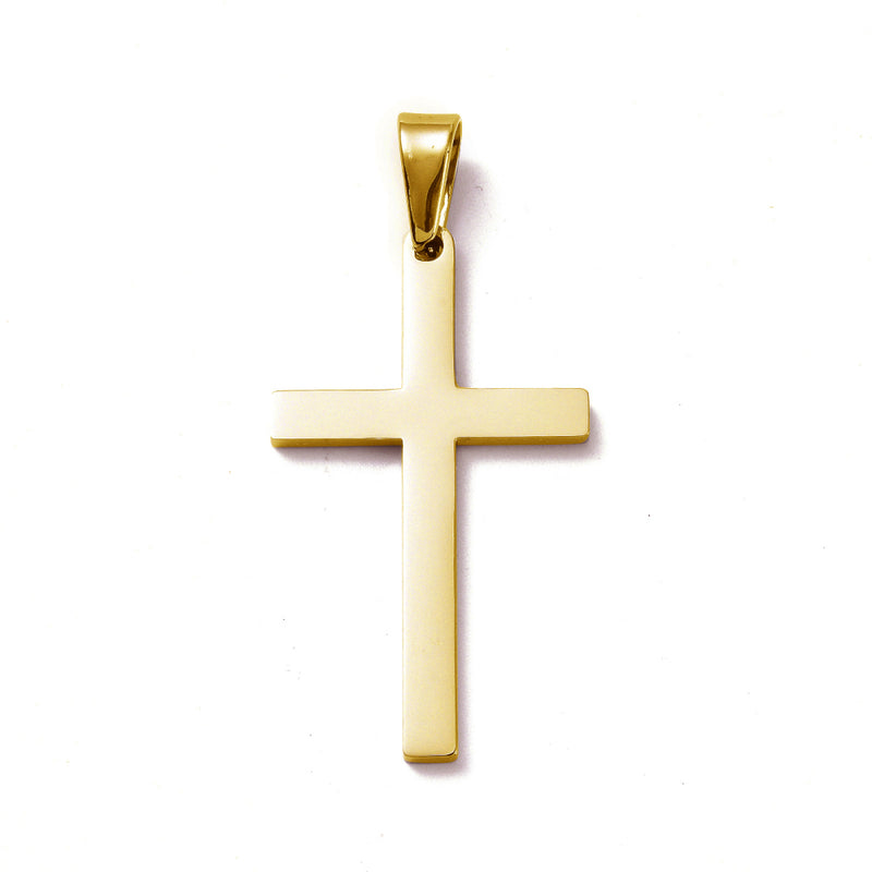 Cruz, Stainless Steel, Charm y Pendant