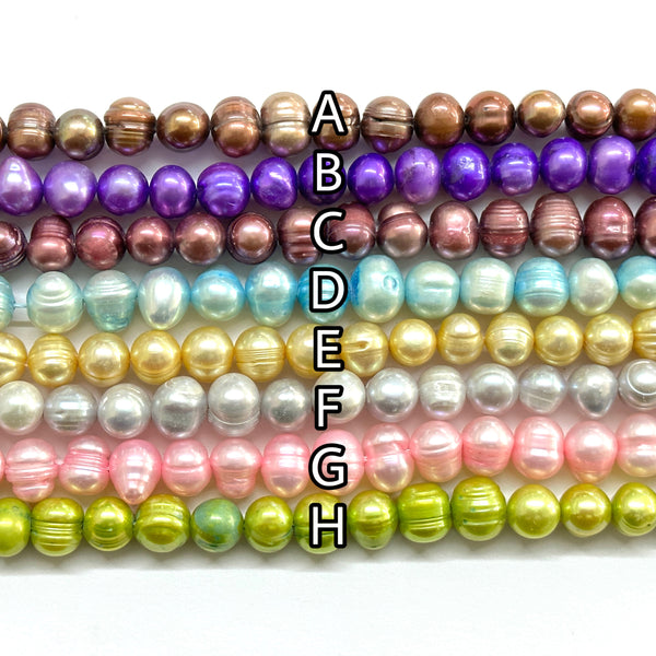 Perlas Cultivadas de Agua Dulce, 9mm, Beads