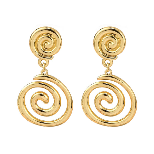 Espiral, Pantalla, Stainless Steel, Enchapado 18k