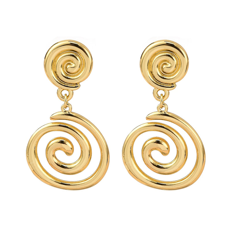 Espiral, Pantalla, Stainless Steel, Enchapado 18k
