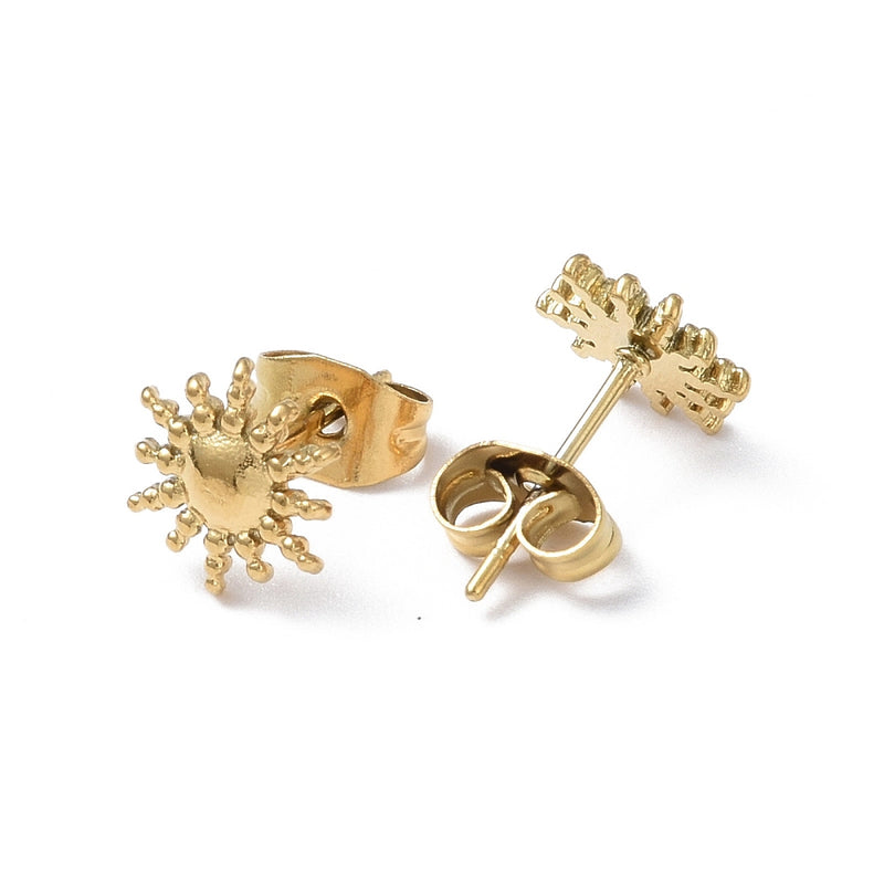 Sol, Stainless Steel, Stud, Pantallas/Aretes