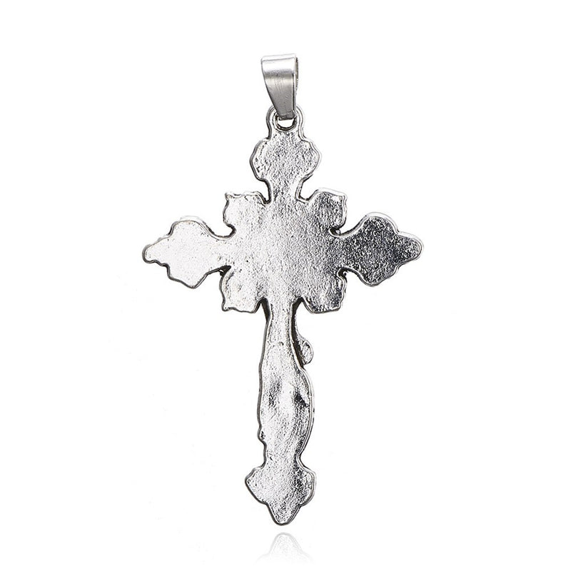 Cruz, Tibetano, Alloy, Charm y Pendant