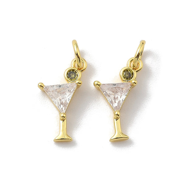 Bebida, Enchapado 18k, Charm/Pendant