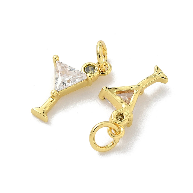 Bebida, Enchapado 18k, Charm/Pendant