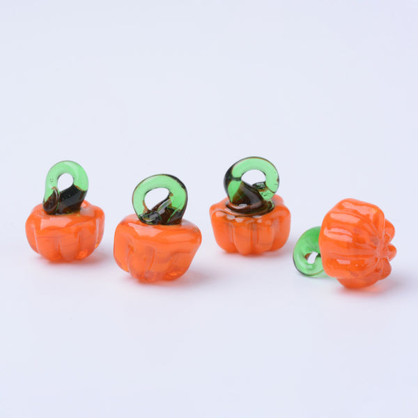 Calabaza, Cristal, Lampwork, Charm/Pendant