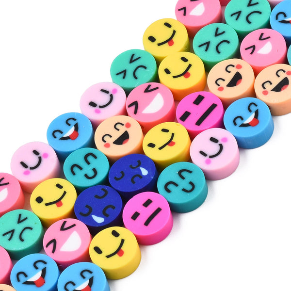 Emojis, Caritas, Polymer Clay, Beads
