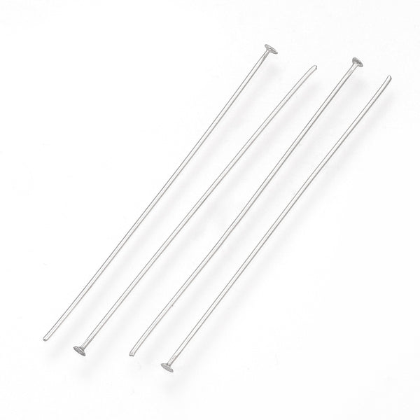 Flat Head Pins, Stainless Steel