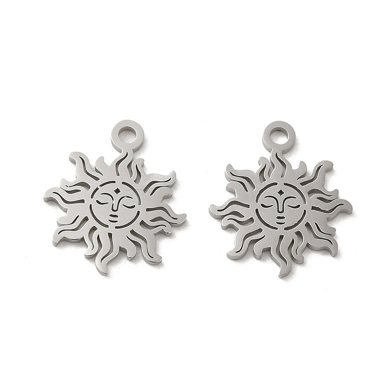 Sol, Stainless Steel, Charm/Pendant