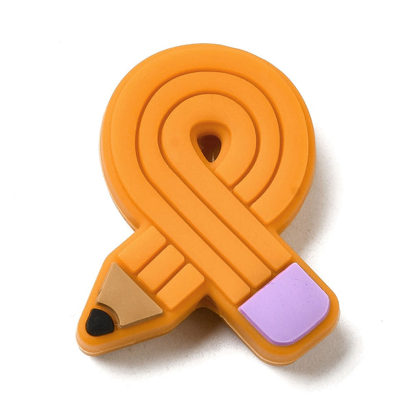 Lápiz, Maestra, Silicona, Beads