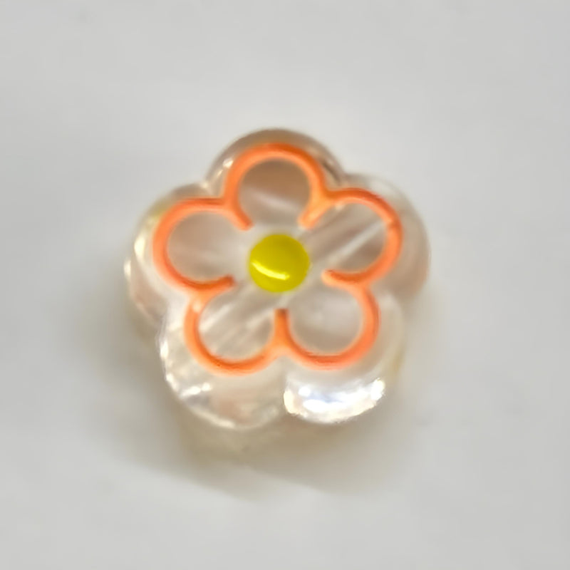 Flor, Acrílico, Beads