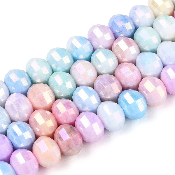 Cristal, Rondelle Facetado, 8mm, Beads