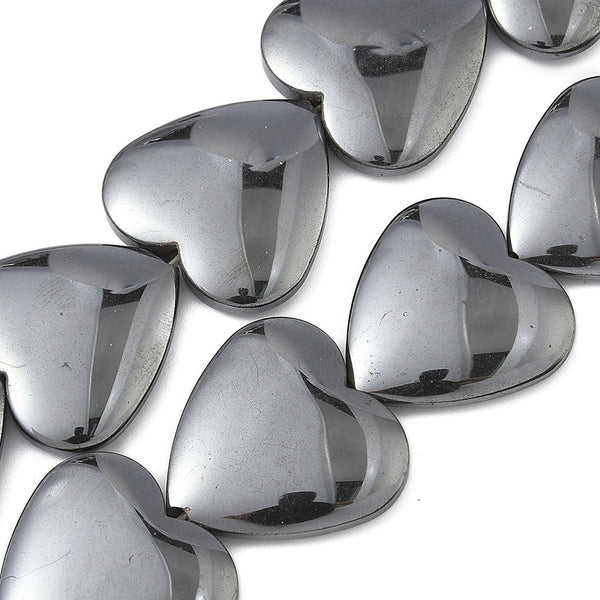 Corazón, Hematite, Beads