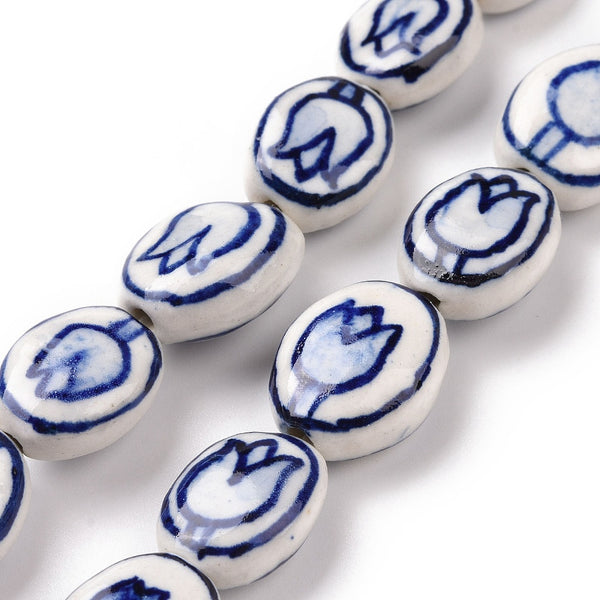 Flor, Porcelana, Beads