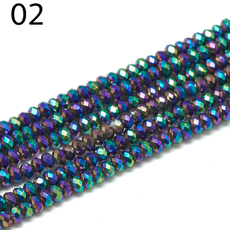 Crystal Rondelle 3mm