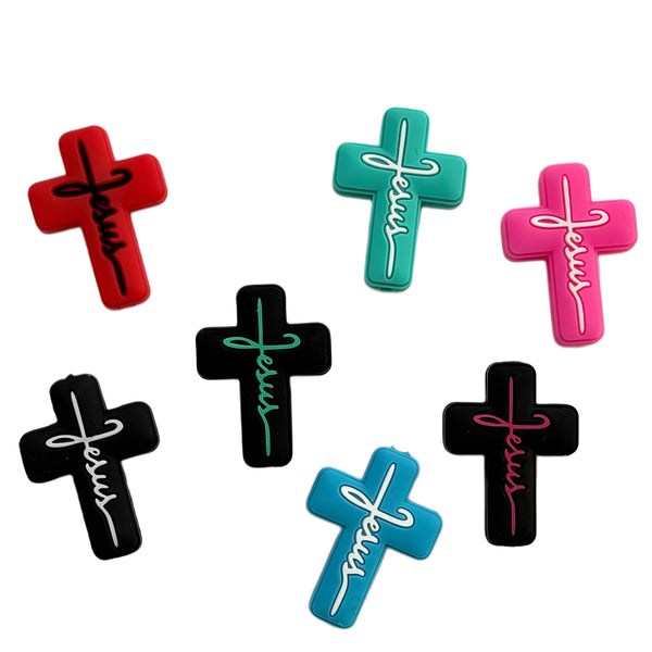 Cruz, Silicona, Beads