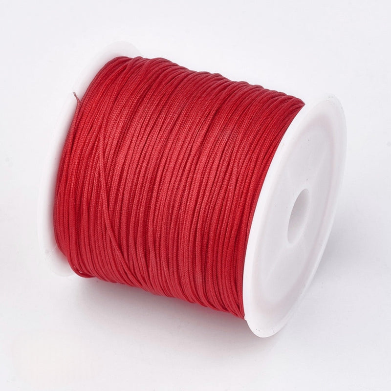 Hilo de Nylon Rojo por Yarda, 0.8mm