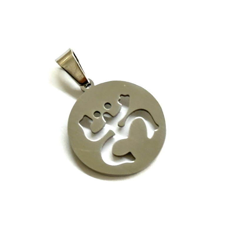 Coqui Taino, Puerto Rico, Stainless Steel, Charm y Pendant