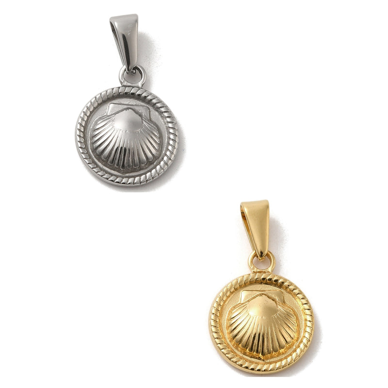 Concha, Stainless Steel, Charm y Pendant