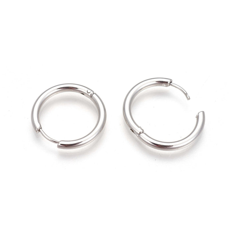 Aro, Hoop, Stainless Steel, Aretes