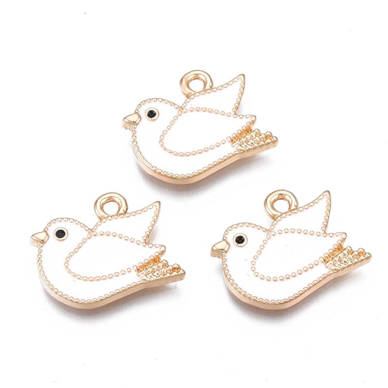 Pajaro, Paloma, Alloy, Charm y Pendant