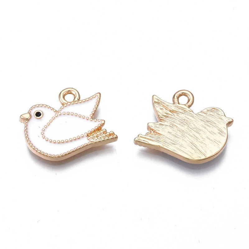 Pajaro, Paloma, Alloy, Charm y Pendant