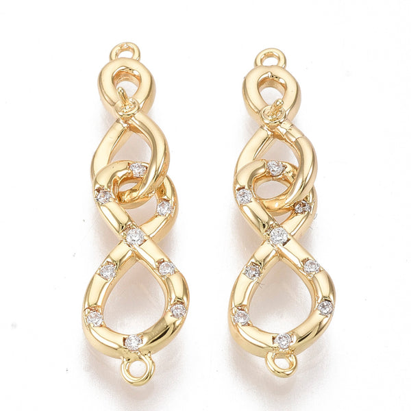 Infinito, Enchapado 18k, Conector