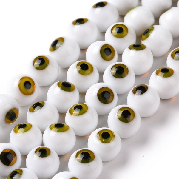 Ojo, Evil Eye, Cristal, 10mm, Beads