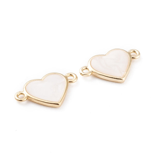 Corazón, Enchapado 18k, Conector