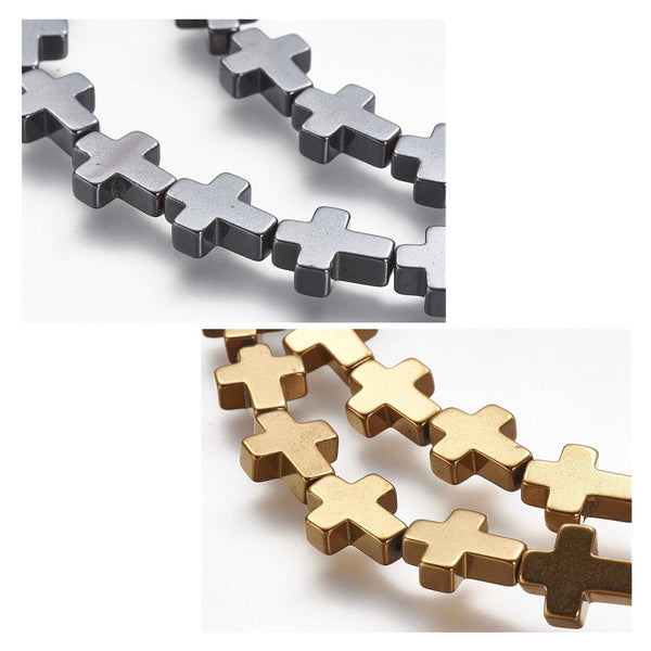 Cruz, Hematite, Beads