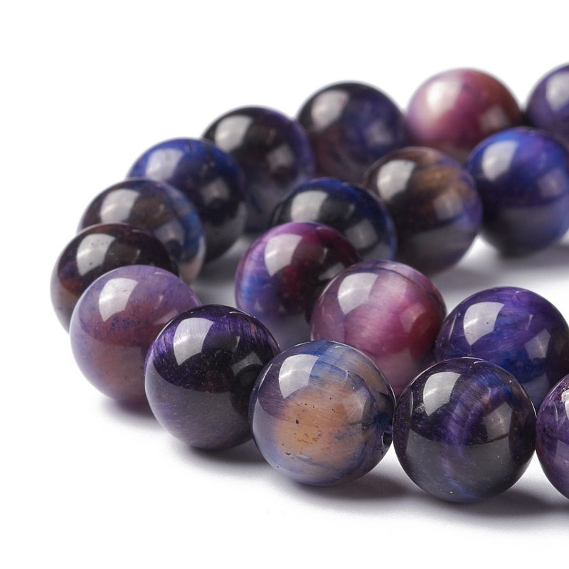 Ojo de Tigre, Galaxia, 6mm/8mm/10mm/12mm, Beads