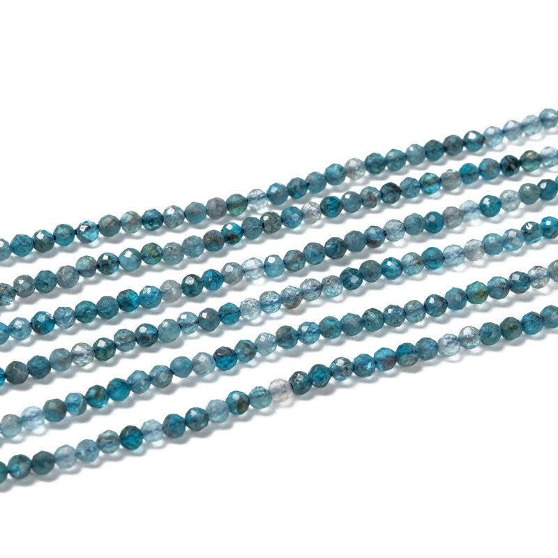 Apatite, Piedra Facetada, 2mm, Beads