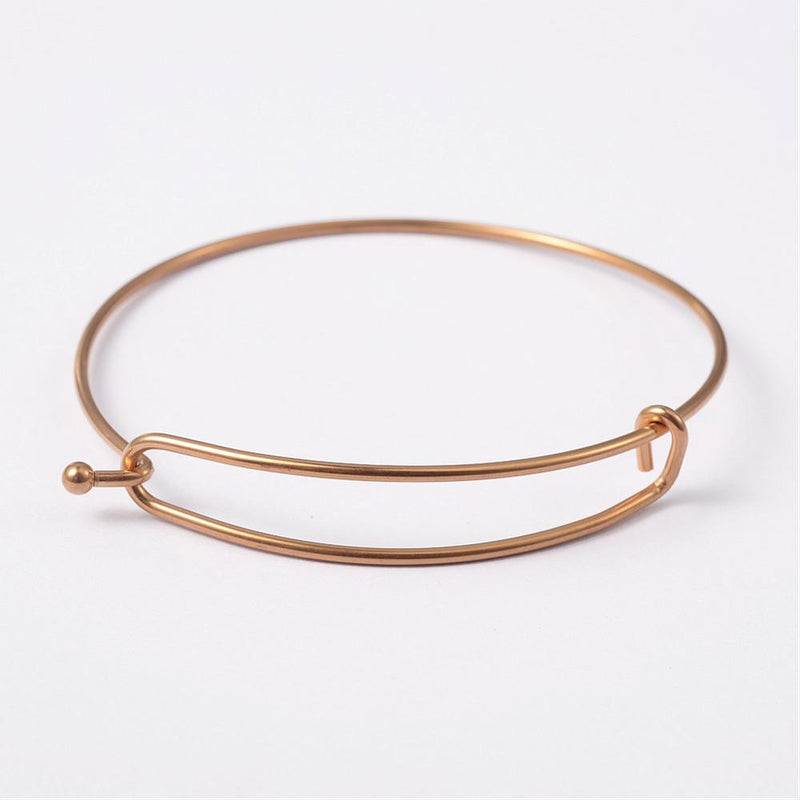 Bangle Ajustable, Stainless Steel, Pulsera