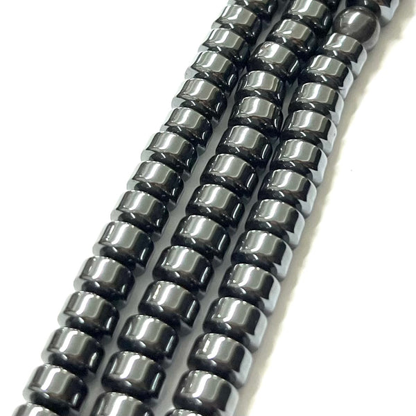 Columna, Hematite, 8x6mm, Separador, Beads