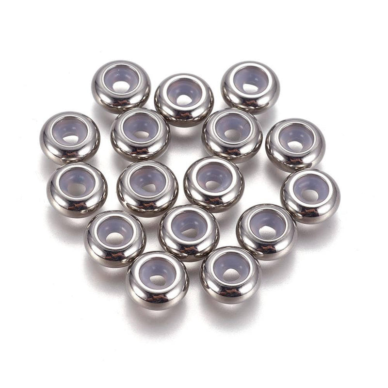 Beads Deslizador, Stainless Steel, Beads