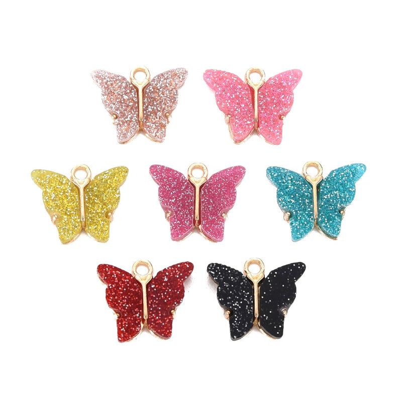 Mariposa, Resina, Charm, Pendant