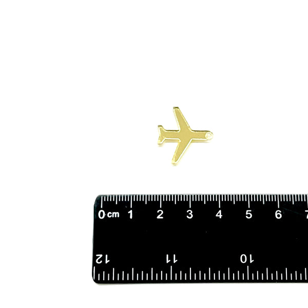 Avión, Acrílico, Charm, Conector