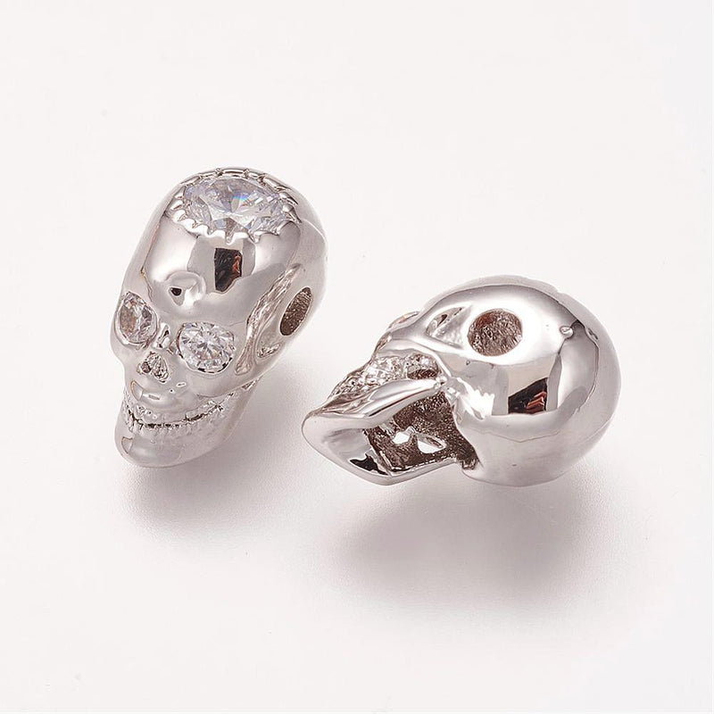 Calavera, Rhinestone, Beads