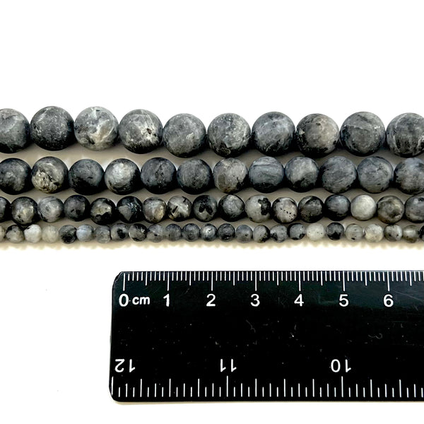 Labradorite Matte, Piedra, 4mm/6mm/8mm/10mm, Beads