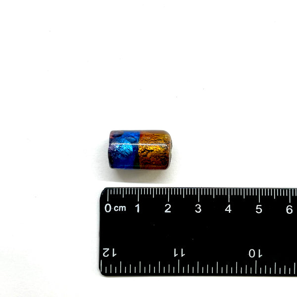 Tubo, Cristal LampWork, 20x13mm, Agujero: 1.5mm, Beads, 1 pieza