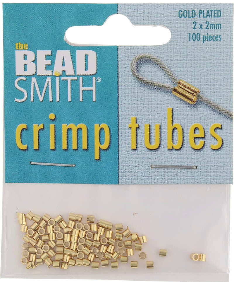 Crimp Tube, BeadSmith, Enchapado