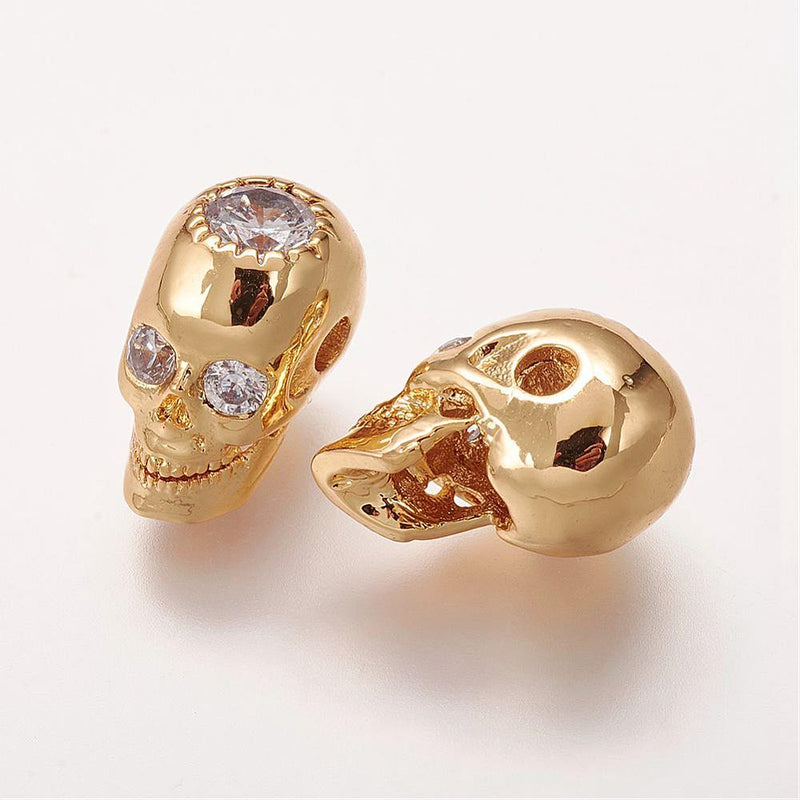 Calavera, Rhinestone, Beads