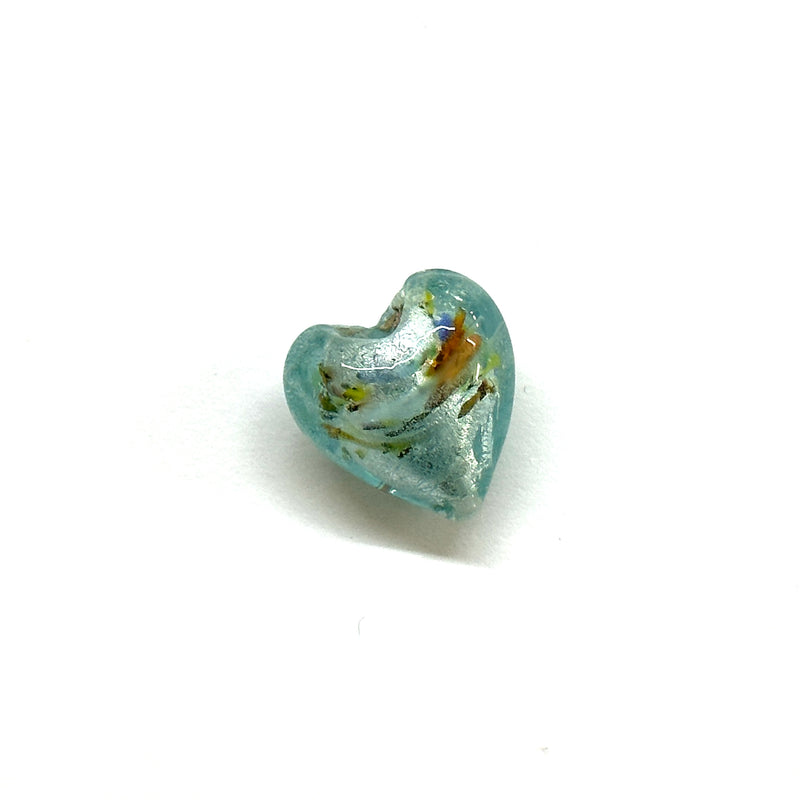 Corazón Lampwork, Cristal, Beads