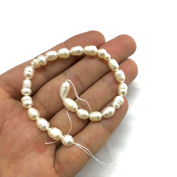 Perlas de Agua Dulce, 7mm, Beads