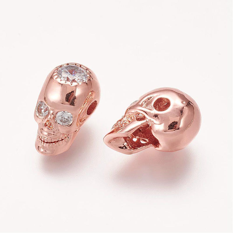 Calavera, Rhinestone, Beads